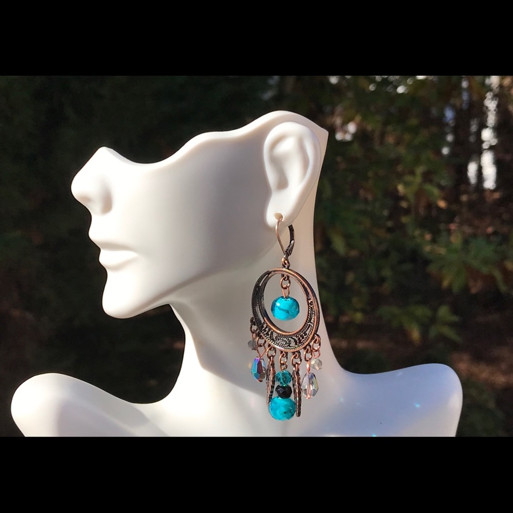 Chandelier Earrings, Dangle Earrings, Boho Drop